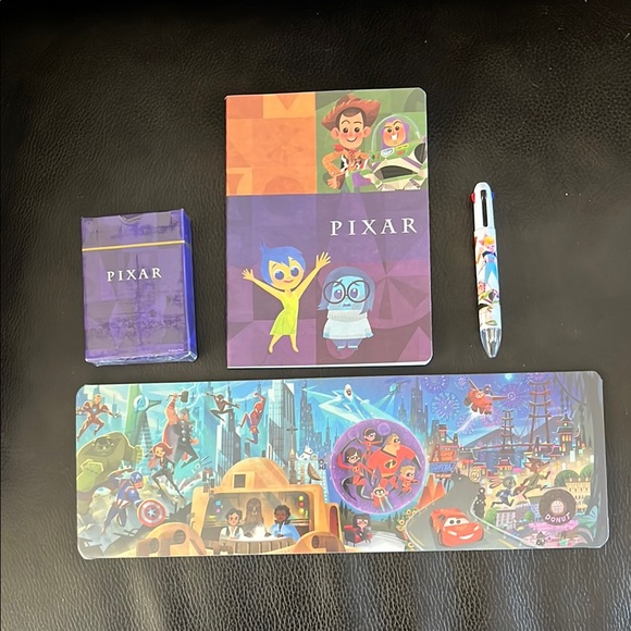 Pixar Other - Pixar Character Notebook and Pen Set